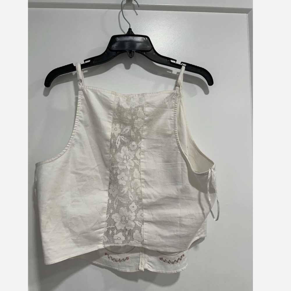 Free People Cream Embroidered Two-Piece Skirt Set - Picture 10 of 10